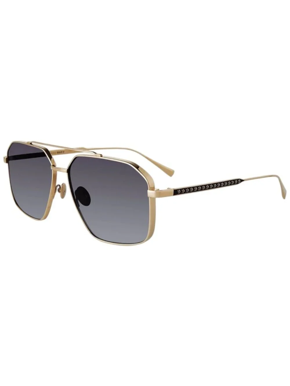 John Varvatos Men's Navigator/Aviator-Style Sunglasses, Gold (SJV563) - NWT